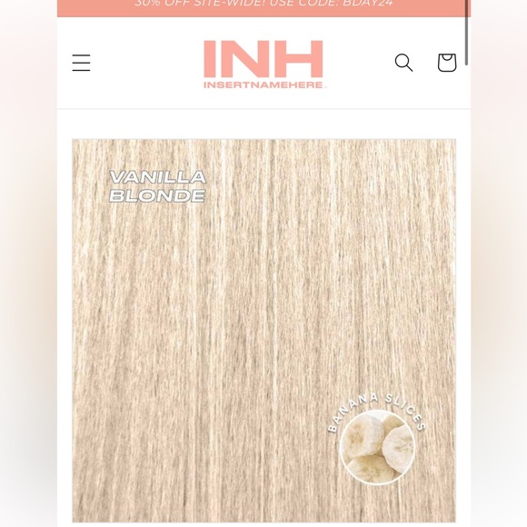 INH ponytail extension MIYA-Vanilla Blonde - Picture 3 of 12